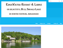 Tablet Screenshot of edgewater-resort.com